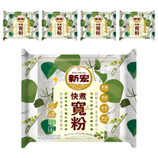 新宏 快煮寬粉, 5個, 180g