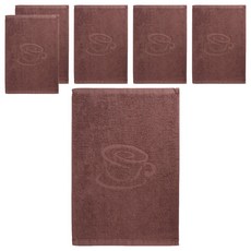 카페행주 쉬라즈리빙 긴 카페행주 카페브라운, 6개