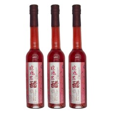 埔里農會 玫瑰花醋 台灣原產, 375ml, 3個