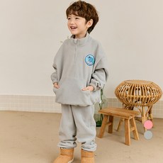 TaBLiER 兒童 Aitasup 拉絨上衣和下裝套裝