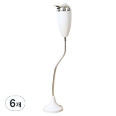 MAME 스탠드 재떨이 JT8375, 흰색, 6개