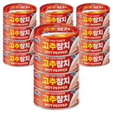 사조참치 고추참치 안심따개, 100g, 16개
