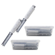 GREAGER 髮根燙髮捲, 40個, 灰色