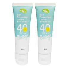 nac nac 海洋保濕防曬乳, 0歲以上, 40ml, 2條