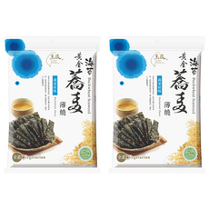 玉民 台灣黃金蕎麥海苔薄燒 原味, 40g, 2包
