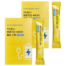 Actplus 精胺酸4400果凍條 維他命飲料口味 15條入, 2盒, 330g