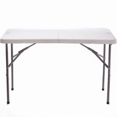 아웃도어포레스트 브로몰딩 반접이식 테이블, 화이트