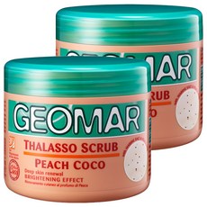 지오마 바디스크럽 피치코코, 600g, 2개