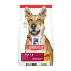Hill's 希爾思 SCIENCE DIET 1-6歲成犬 狗糧, 雞肉 + 大麥特調食譜, 15kg, 1袋