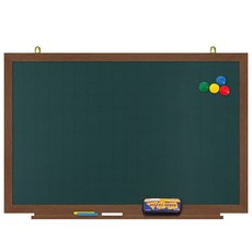 Parandle Board 磁性粉筆黑板, 核桃, 60 x 40 厘米