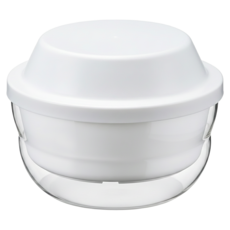 HARIO 好璃奧 清透玻璃蒸煮器 1.2L, 白色, 1個