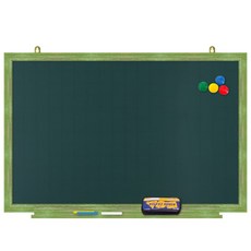 파란들칠판 자석 분필칠판, 그린파스텔, 90 x 60 cm