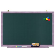 파란들칠판 자석 분필칠판, 핑크파스텔, 90 x 60 cm