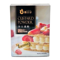 雞百分 卡士達粉, 200g, 1盒