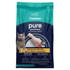 CANIDAE 良善 全齡貓 純淨無穀系列貓糧 鮮雞, 1袋, 2.3kg