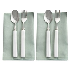 Sugar Cotton素色亞麻餐巾, 薄荷綠, 2個, 1入