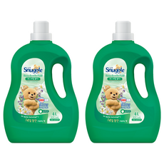 Snuggle 熊寶貝 綠意火花Plus 衣物柔軟精 正裝, 2個, 4L