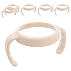 Simba 小獅王辛巴 蘊蜜寬口奶瓶防滑把手, 杏茶, 6個