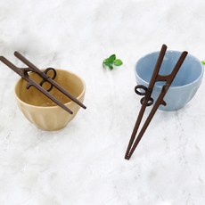 Edison 左手專用成人手勢調整筷, 棕色, 2雙