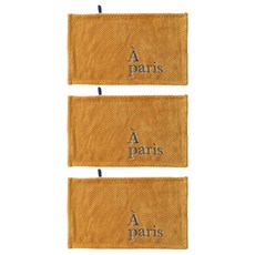 擦手巾 a paris 50 x 30cm 褐色, 1入, 3條