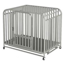 SC優選 加粗室內寵物狗籠, 黑浮銀, 1個