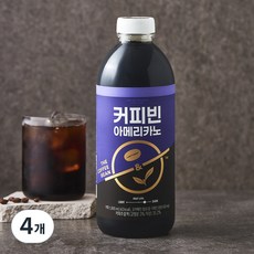 커피빈 아메리카노, 1L, 4개