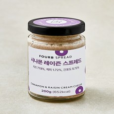 포비 시나몬 레이즌 스프레드, 200g, 1개, 1개입