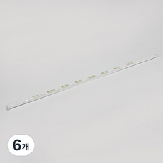 비츠온 사각 몰딩 1호 15mm x 1m, 백색, 6개