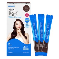 SEEDBEE 頭皮養護草本水染髮, 1盒, Wine Brown