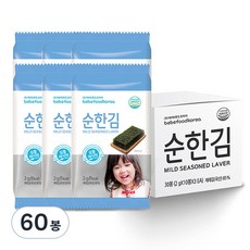 베베푸드 순한김, 조미김, 2g, 120개