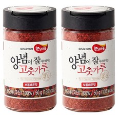Sun Village 韓國產 與調味料完美搭配的辣椒粉 普通辣味, 50g, 2個