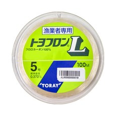 TORAY 東麗 漁業者專用 トヨフロンL 碳纖線 子線 卡夢線 Carbon 碳素線 5號, S711, 1個