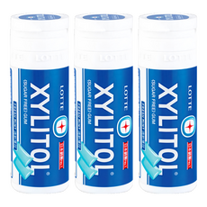 XYLITOL 木糖醇無糖口香糖 清新薄荷風味, 26.1g, 3罐