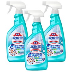 Kao 花王 Magiclean 魔術靈 台灣公司貨 浴室清潔劑 噴槍瓶 清新草本, 500ml, 3瓶
