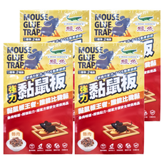 鱷魚 環保黏鼠板滷肉味 小 150g, 4個, 1塊