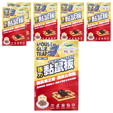 鱷魚 環保黏鼠板滷肉味 小 150g, 6個, 1塊