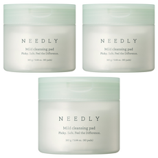 NEEDLY 妮德麗 溫和潔膚棉片 160g, 3個, 60入