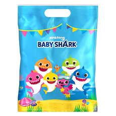 pinkfong 碰碰狐 BABY SHARK 鯊魚寶寶家族 綜合米果, 400g, 1袋