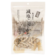 藤澤 築地小魚, 採用東京築地市場漁獲 較一般小魚乾鹽份減量50%, 減鹽, 80g, 1包