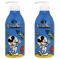 Winich 米奇寶寶多合一沐浴露, 2個, 500ml