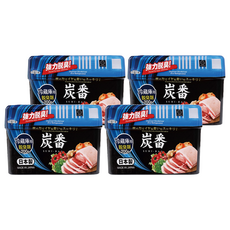 KOKUBO 小久保 炭番冰箱脫臭劑, 200g, 4個