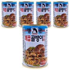 펭귄 배꼽골뱅이, 400g, 5개