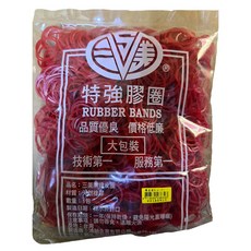 三美牌 膠皮圈#14 1p 8兩, 1包, 紅色