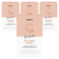 할리스 콤부차 피치 딸기, 5g, 20개입, 4개