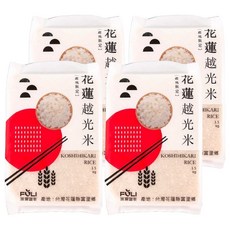 富里鄉農會 花蓮越光米, 1.5kg, 4包, CNS一等