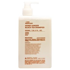 TEAORY 一日茶道 暖薑蜜香洗髮精, 1瓶, 600ml
