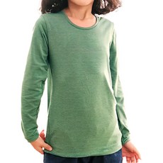 GIAT 兒童恆溫吸濕發熱衣 圓領款 輕量體感 保暖