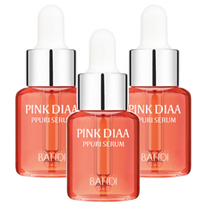 BANDI NAILS 指甲修護粉紅鑽石根部精華液指甲營養劑, 3個, 17ml