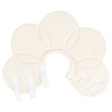 Lanboer 寵物花瓣搭扣防舔頸圈, 象牙白, 1個