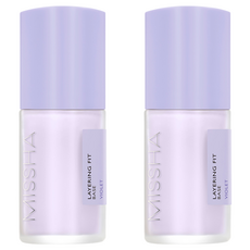 미샤 레이어링 핏 메이크업 베이스 35ml, 바이올렛, 2개
